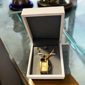 NWT Invicta Mini Angel Gold-tone Watch Necklace